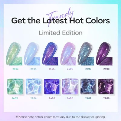 modelones Chameleon Gel Nail Polish Set- 6 Colors Aurora Shimmer Glitter Gel Polish Kit Blue Green Purple Nail Gel Polish All Seasons Soak Off LED Nail Lamp Nail Art Gel Kit DIY Salon Gift for Women