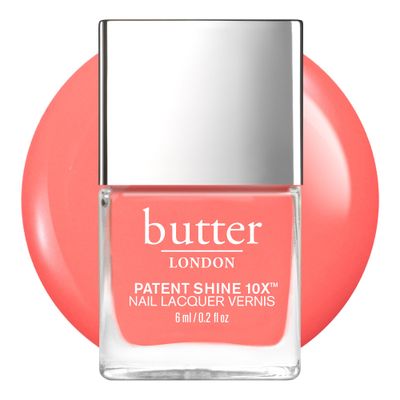 butter LONDON Patent Shine 10X Nail Lacquer Polish, Trout Pout - Gel-Like Finish &amp; Chip-Resistant Nail Lacquer Helps Protects &amp; Strengthens Nails - Vegan &amp; Cruelty-Free