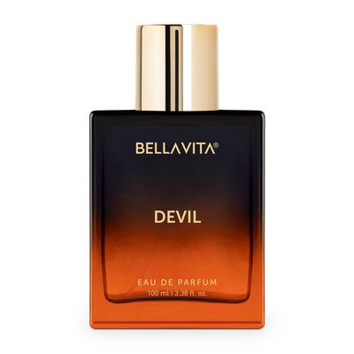 BELLAVITA Luxury DEVIL Unisex Perfume for Women and Men | Long Lasting Perfume for Men and Women | Cotton Candy, Musk and Cedar | Spicy French Fragrance Unisex Parfum