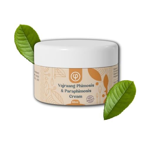 VAJRAANG Phimosis &amp; Paraphimosis Cream - Steroid-Free Skin Recovery | Relieves Skin Tightness, Reduces Discomfort | for Daily Use | 60-Day Tube (1)