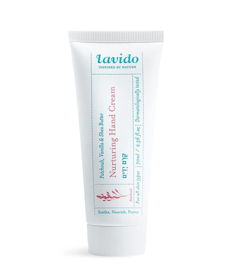 Lavido - Nurturing Hand Cream | Clean, Non-Toxic Skincare (Patchouli Vanilla, 2.36 fl oz | 70 ml)