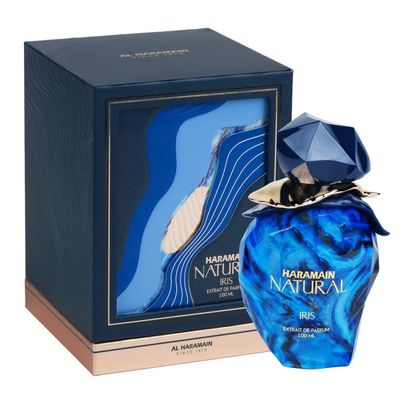 Al Haramain Natural Iris for Unisex - Arabian Perfume for Women and Men - Long Lasting Fragrance - Arabic Perfume - Extrait De Parfum - 3.4 oz EDP Spray