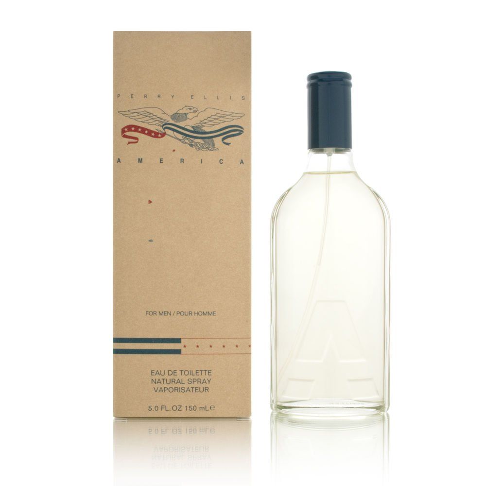 America By Perry Ellis For Men. Eau De Toilette Spray 5 Ounces