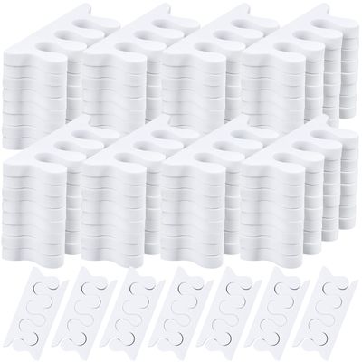 Mumufy 500 Pcs (250 Pairs) Toe Separators Pedicure Tool Kit Soft Toe Spacers for Pedicures Spreaders Finger Dividers for Women Men Feet Nail Toenails Art Painting Polish Spa(White)