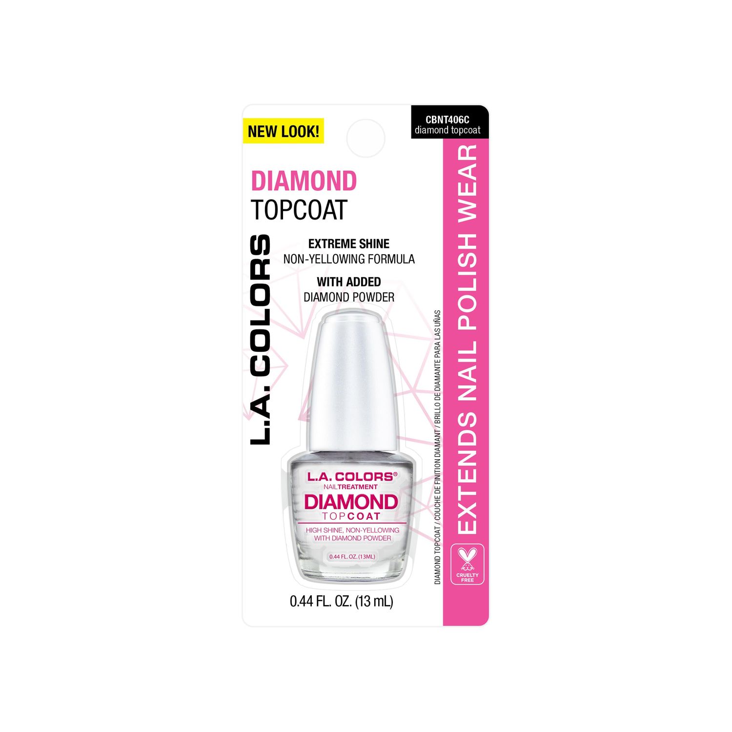 L.A. COLORS Diamond Top Coat Treatment, Diamond Top Coat Treatment CBNT406A