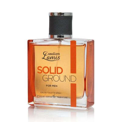 SOLID GROUND BY CREATION LAMIS COLOGNE FOR MEN 3.3 OZ / 100 ML EAU DE TOILETTE SPRAY