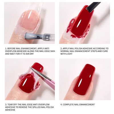 15mlLiquid Latex for Nails, Peel Off Cuticle Protectors for Nail Polish,Skin Barrier Manicure, Art Liquid Latex Tape Protector Nail Cuticle Guard Gifts