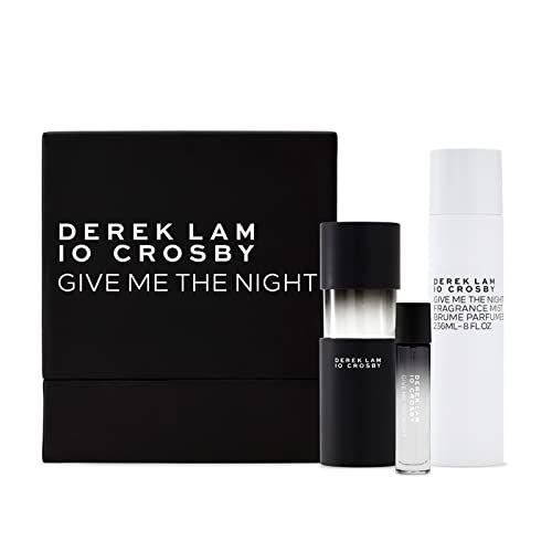 Derek Lam Give Me The Night - Fresh and Soft Floral Fragrance with Powdery and Mossy Accords - Notes of Bergamot, Freesia, Amber and Musk - Body Spray for Women - 8 oz Fragrance Mist