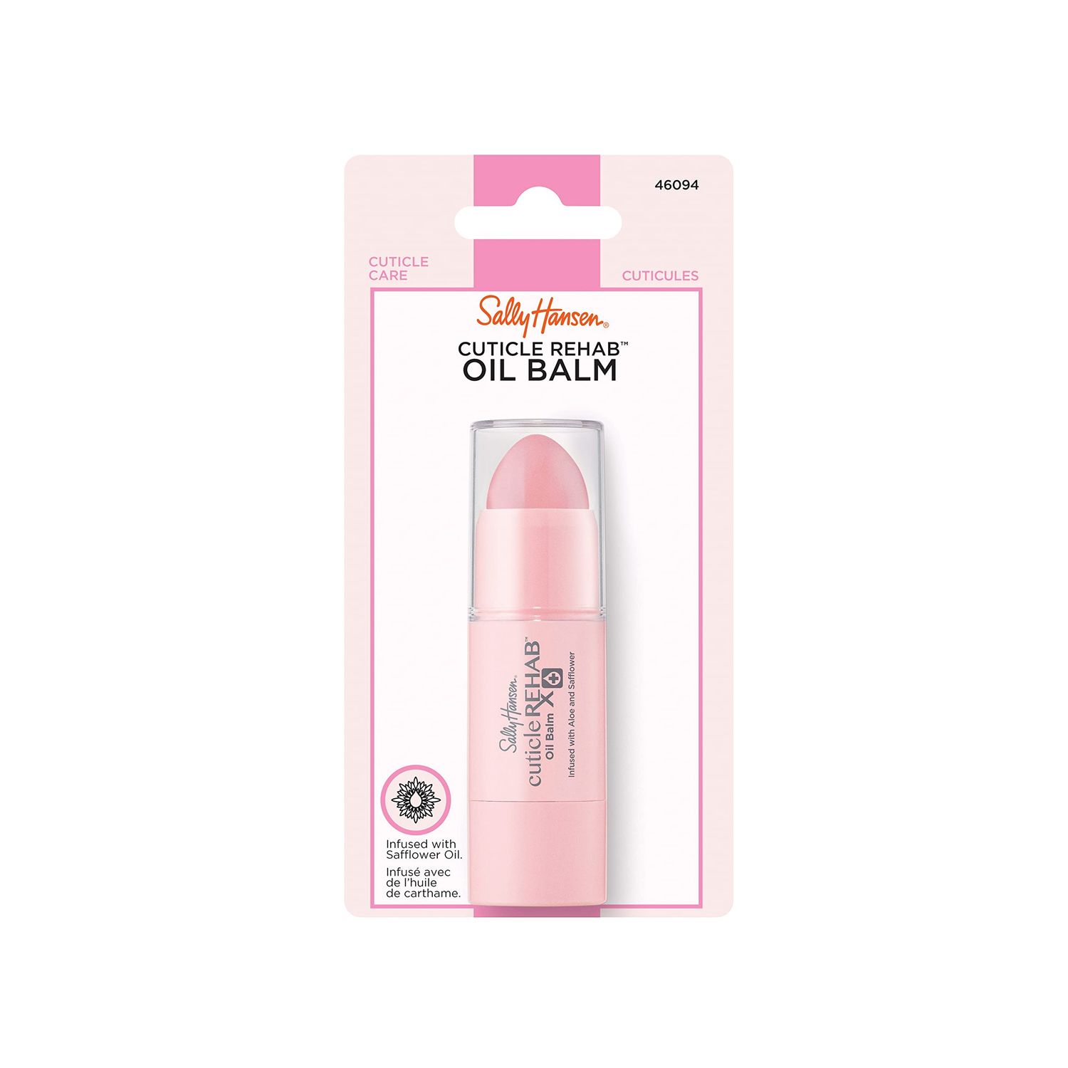 Sally Hansen Cuticle Rehab Oil Balm, Natural Essential Oil, Vitamin E, Nourish and Condition, Dry Nails and Cuticles