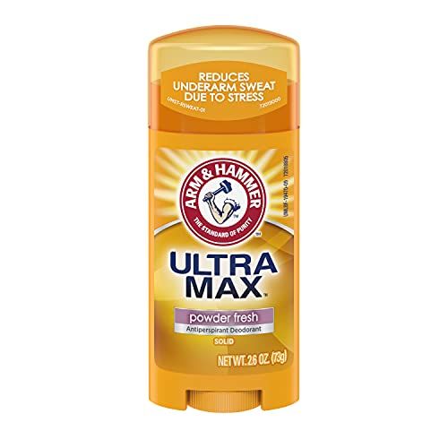 ARM &amp; HAMMER ULTRAMAX Anti-Perspirant Deodorant Solid Powder Fresh, 2.6 Ounce (Pack of 12)