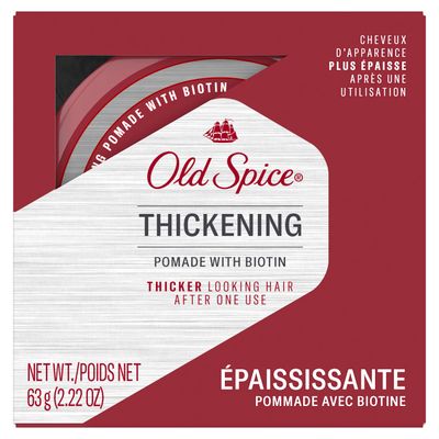 Old Spice Thickening Pomade for Men, Medium Hold with Low Shine, 2.22 oz