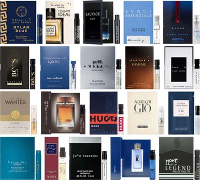 JRoBeauty Cologne High End Designer Fragrance Sampler Set for Men - (Pack of 8 Sample Vials)