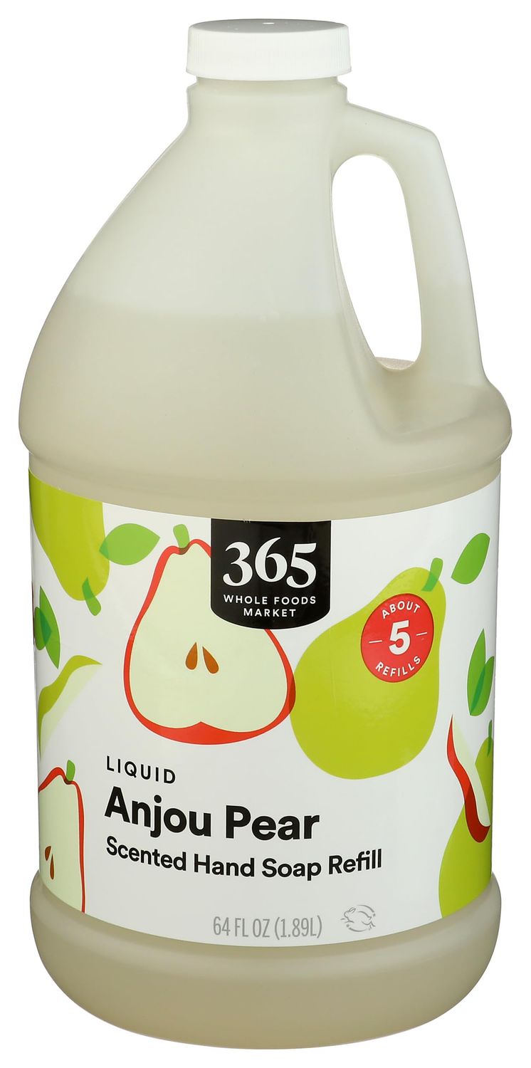 365 by Whole Foods Market, Liquid Hand Soap Refill, Anjou Pear, 64 Fl Oz