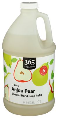 365 by Whole Foods Market, Liquid Hand Soap Refill, Anjou Pear, 64 Fl Oz