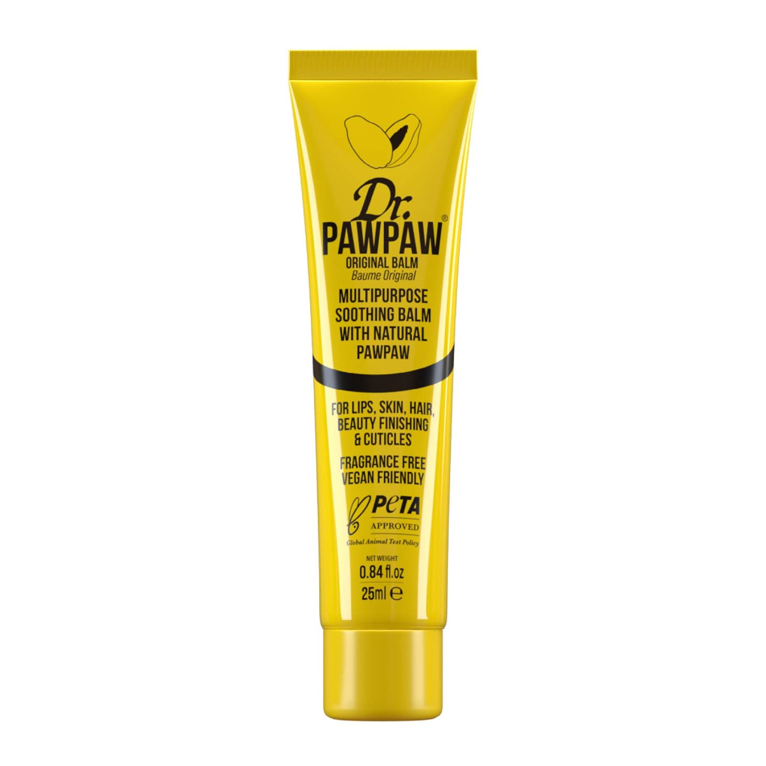 Dr. PawPaw Multipurpose Original Balm - Hydrating Lip Balm with Pawpaw, Aloe Vera and Olive Oil - Lip Moisturizer for Lips, Skin and Hair - 0.84 oz