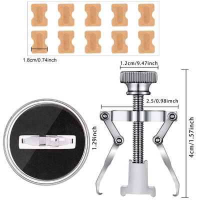 Ingrown Toenail Tools Kit, Includes Ingrown Toenail Lifter, Toe Nail Correction Buckle, 4 Sheets Ingrown Toenail Correction Patches for Ingrown Toe Nails Foot Care Tools