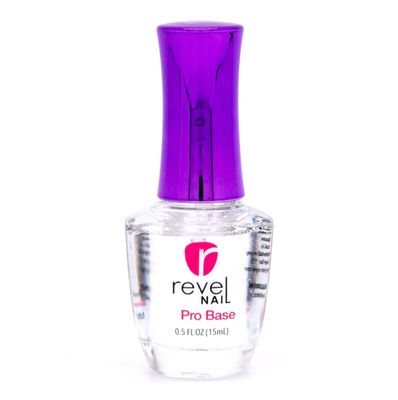 Revel Nail Dip Powder Pro Base Coat - Base Liquid for Dip Nails, Step 1 for Long-Lasting Dip Nail Color, Chip &amp; Crack Resistant, No UV Lamp, DIY Manicure For Strong Healthy Nails, 0.5 oz