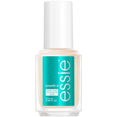 essie Nail Care, 8-Free Vegan, Smooth-E Base Coat, smoothing sleek finish nail polish, 0.46 fl oz