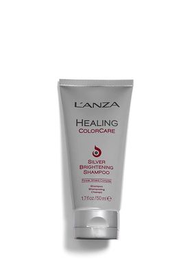 LANZA Healing ColorCare Silver Brightening Shampoo, for Silver, Gray, White, Blonde &amp; Highlighted Hair - Boosts Shine and Brightness while Healing, Controls Unwanted Warm Tones (1.7 Fl Oz)