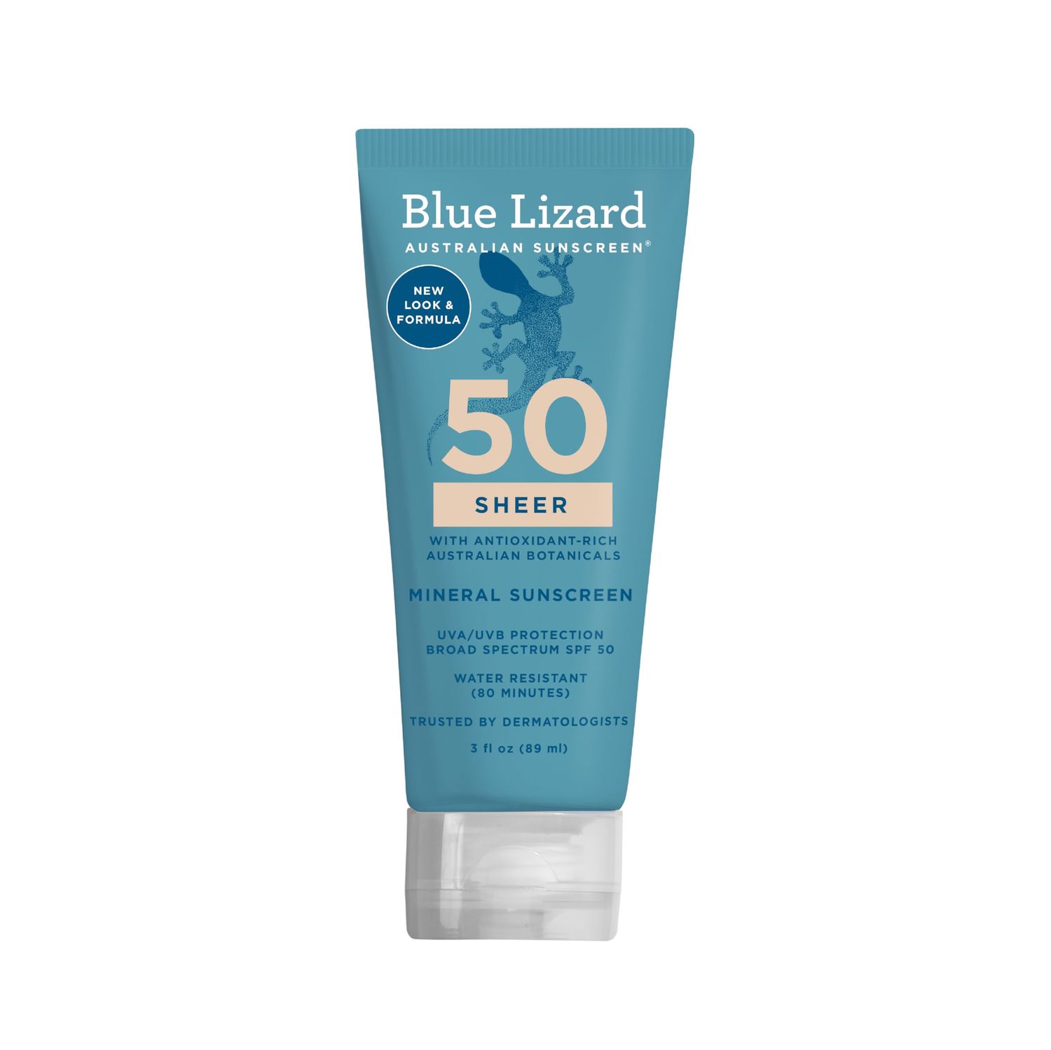 Blue Lizard Sheer Body Lotion 3 oz - SPF 50