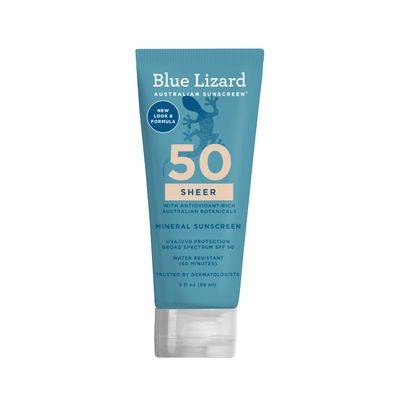 Blue Lizard Sheer Body Lotion 3 oz - SPF 50