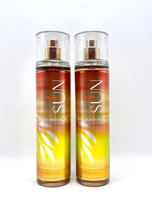 Bath and Body Work In The Sun Fine Fragrance Mist, 8 fl oz, Sunkissed Neroli and Orange Flower, 2 Pack