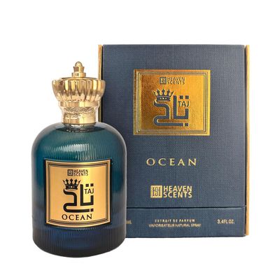 Heaven Scents Taj Ocean Perfume for Unisex Extrait De Parfum Spray, 3.4 Ounce