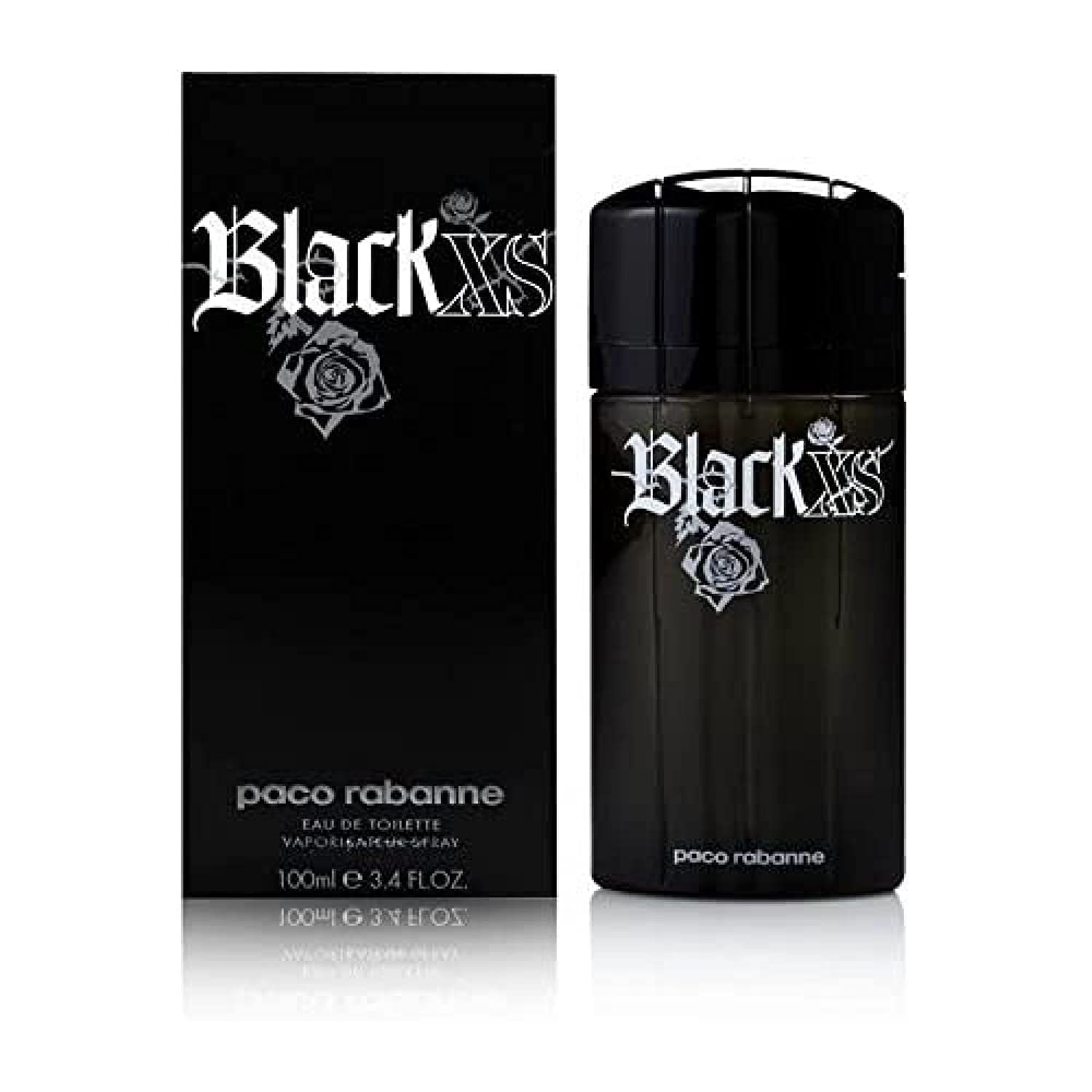 Black XS by Paco Rabanne for Men 3.4 oz Eau de Toilette Spray