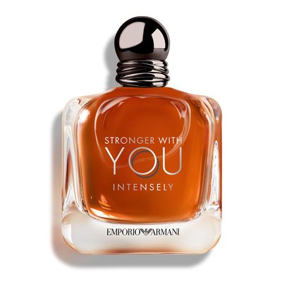 Armani Beauty - Stronger With You Intensely - Cologne for Men - Fougre Ambery Woody Mens Fragrance - Pink Pepper, Lavender, Vanilla Notes - 5.0 Fl Oz