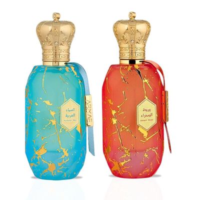 ARMAF Eter Arabian Sky &amp; Desert Rose Eau De Parfum Sprays, 100ml (3.4 oz) Each - Dynamic Duo Set of Vibrant Citrus &amp; Exotic Floral-Leathery Scents, Long-Lasting Fragrance Bundle for Men &amp; Women