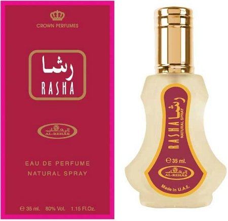 Al-Rehab Rasha Eau de Parfum Spray for Women, 1.18 Ounce