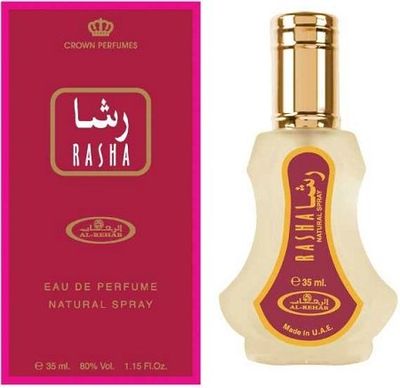 Al-Rehab Rasha Eau de Parfum Spray for Women, 1.18 Ounce