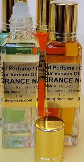 HYWD Enterprises Perfume Oil Comparable to DK..NY for Women, Fragrance Rendition, Eau de Parfum, 1 oz. (30ml) Tall Glass Roll on