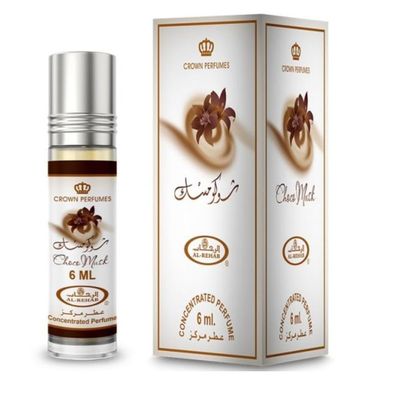 Choco Musk Concentrated Perfume Rollerball 0.2 Ounce / 6 ml - Long-Lasting Fragrance for Men and Women - Sweet and Sensual Chocolate Scent - Travel-Friendly Size