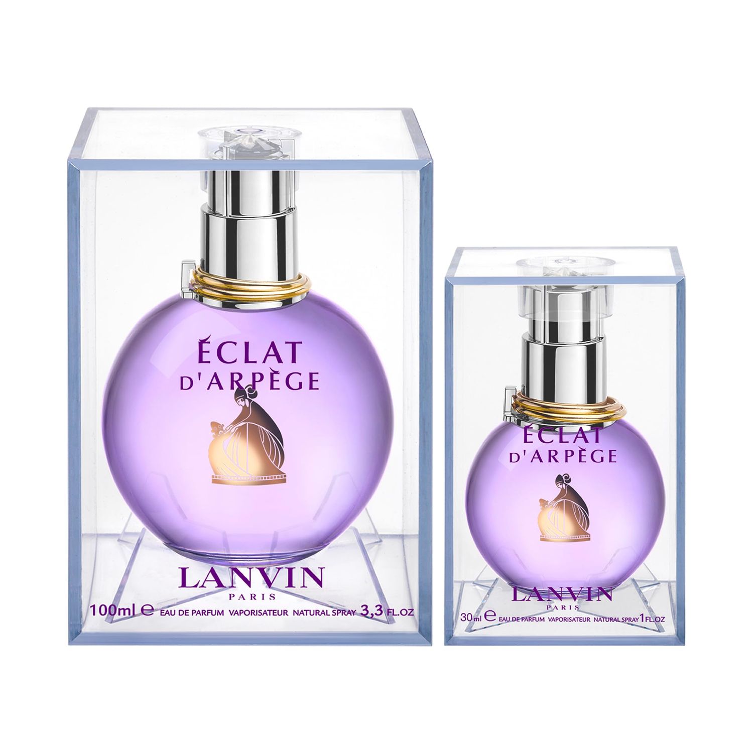 Lanvin Eclat dArpege 2 Piece Set - 3.3 fl. oz. Spray, 1.0 fl. oz. Spray - Long Lasting Fragrance with notes of Long Lasting Fragrance with notes of Lilac, Peach &amp; Amber - Fruity &amp; Floral