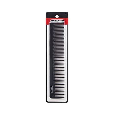 GOODY Ace Bi-function Comb, Coarse Teeth &amp; Regular Teeth, Black, 1CT