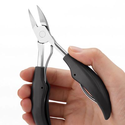 NEMIBAD Podiatrist Toenail ClippersNail Clippers for Thick &amp; Ingrown Toenails Super Sharp Curved Blade Toenails Trimmer