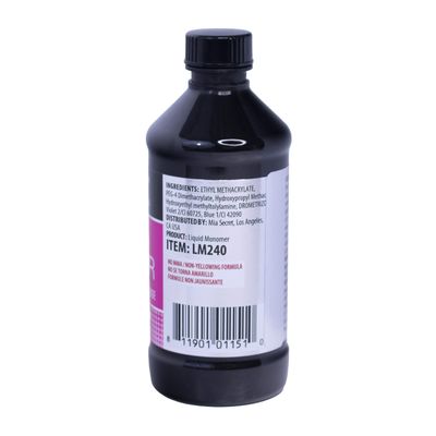 Mia Secret Liquid Monomer Professional Acrylic System, 8 oz. - 2 Pack