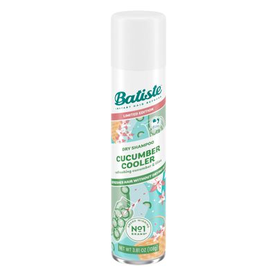 Batiste Dry Shampoo, Limited Edition Cucumber Cooler Scented, Refresh Hair &amp; Absorb Oil Between Washes, 3.81 Oz.