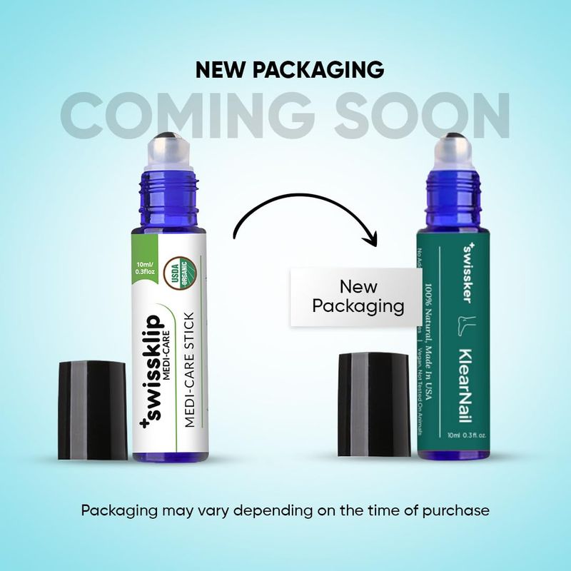 Swissklip Medi-Care Toenail Stick I KlearNail Treatment | Natural Solution for Healthy Nails I Suitable For Foot, Toe, and Fingernail I For Brittle Toenails - 10ml / 0.3 Fl. Oz. Pack 2 - Made in USA
