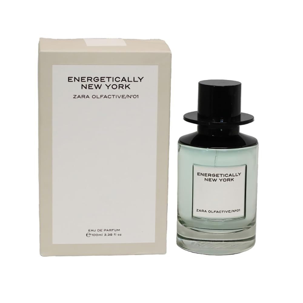 Zara Energetically New York Women Perfume EDP Eau de Parfum Woody Spicy Fragrance Scent with Cardamom Jasmine &amp; Sandalwood 100ml (3.4 fl. oz)