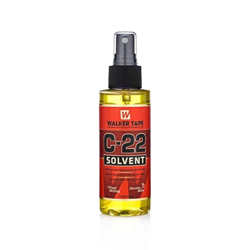 C-22 adhesive solvent by Walker Tape C22 Solvent 4 Oz Spray For Lace Wigs &amp; Toupees