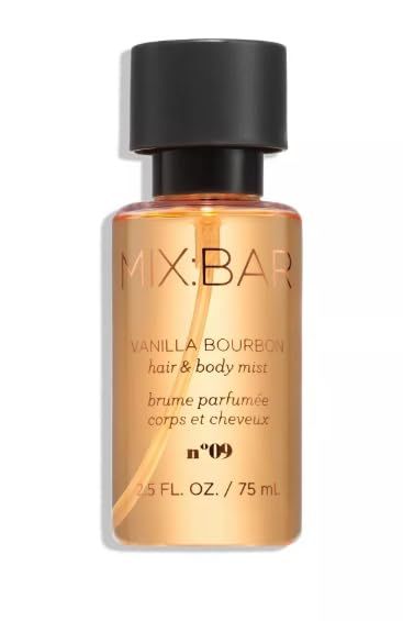 MIX:BAR Vanilla Bourbon Hair &amp; Body Mist Perfume, 2.5 fl oz