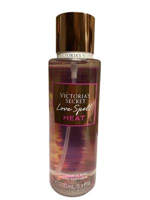 Victorias Secret Love Spell Heat Fragrance Body Mist 8.4 Ounce Spray Limited Edition