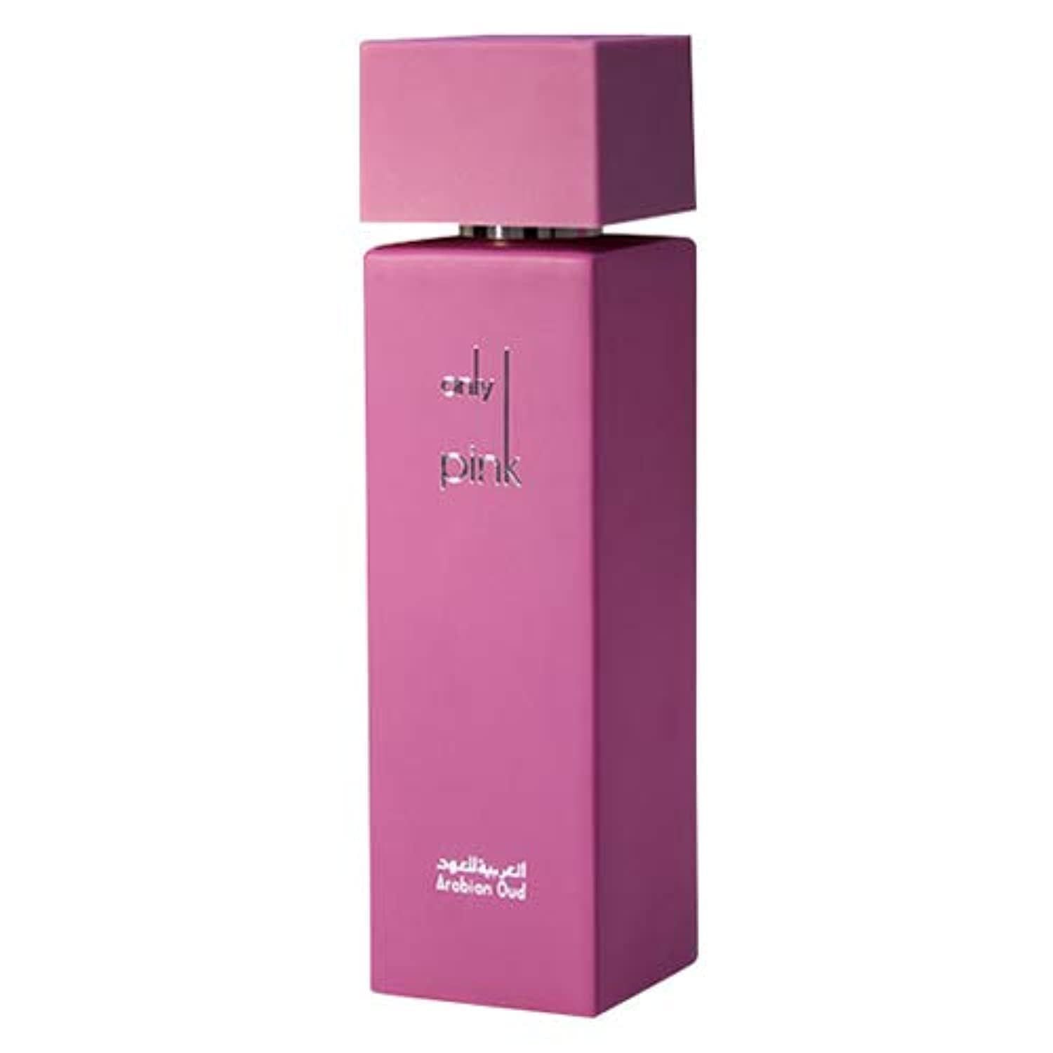 Arabian Oud ONLY PINK 100 ml | Eau de Parfum Unisex | Pomegranate, Ylang-ylang flower and Musk | Floriental and Woody Scent.