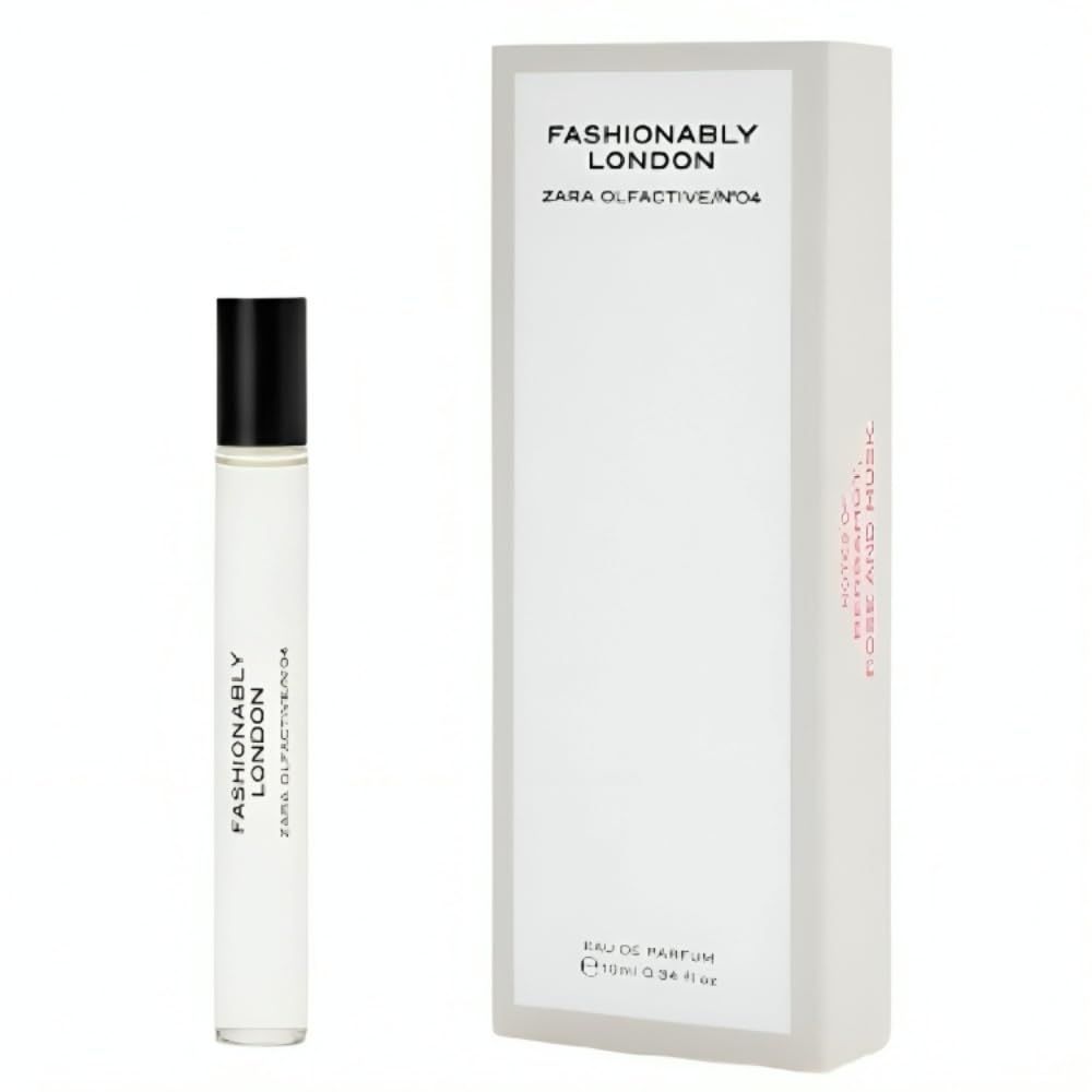 Zara Fashionably London Women Perfume Elegant Floral &amp; Musk Fragrance with Bergamot Rose &amp; Soft Musk by Jo Malone CBE EDP Eau de Parfum 10ml (0.34 fl. oz.)