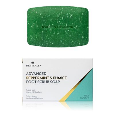 REVITALE Advanced Peppermint and Pumice Foot Scrub Treatment