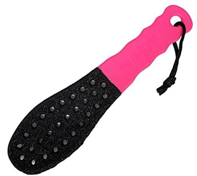 Holy Coarse Foot File (Pink) Double Sided Patented Callus Rasp and Foot Scrubber: Best Dead Skin Remover and Cracked Heel Smoother, The Ultimate 360 Degree Emery File and Spa Tool for Pedicure.