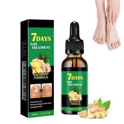 7 Days Ginger Nail Treatment, Nail Serum Ginger Cuticle Care Nail Treatment Oil (Pack of 1)