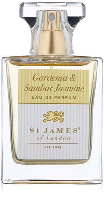 St James of London Gardenia &amp; Sambac Jasmine Parfum, 1.69 Fl Oz